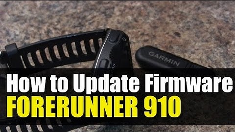 Garmin Forerunner 910XT - How to Update Firmware