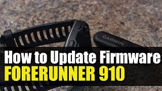 Garmin Forerunner 910XT - How to Update Firmware - YouTube