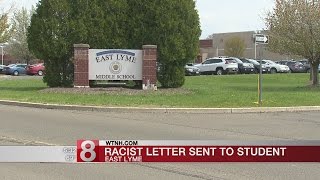 Racist letter sent to East Lyme middle school student