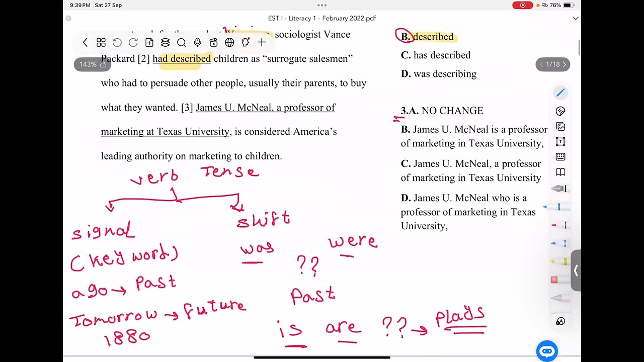  EST Writing Tips & Tricks ( Feb 2022)