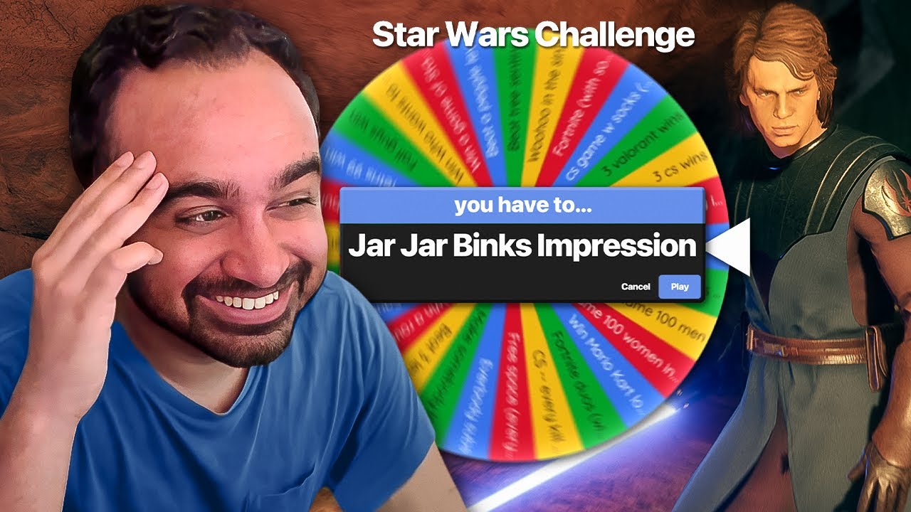 I had to spin the Battlefront II challenge wheel...