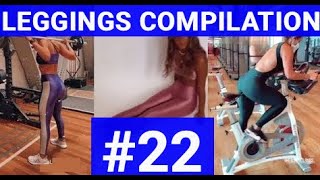 SHINY SPANDEX LEGGINGS VIDEOS COMPILATION #22 