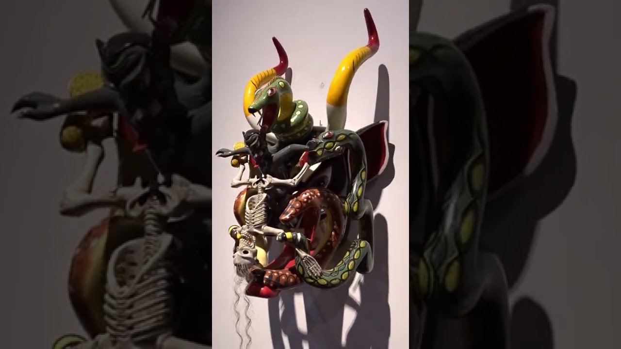 Black DEVIL Mask from Michoacan, Mexico 😈