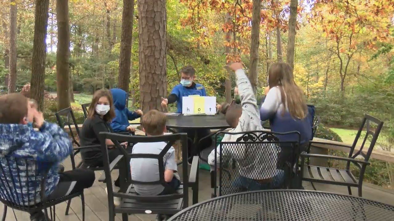 Special Needs Kids Outside Learning