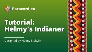 Helmys Indianer Knot - Diy Paracord Dog Collar Tutorial - Designed By Helmy Stolwijk