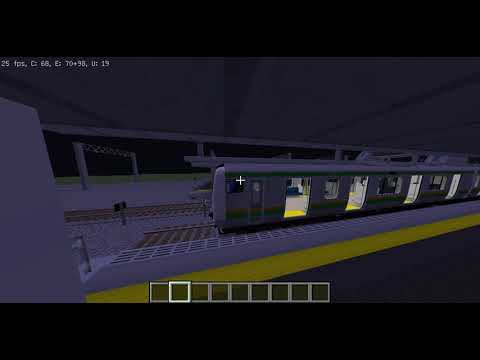 【Minecraft】 RTM(Real Train Mod) 運転動画