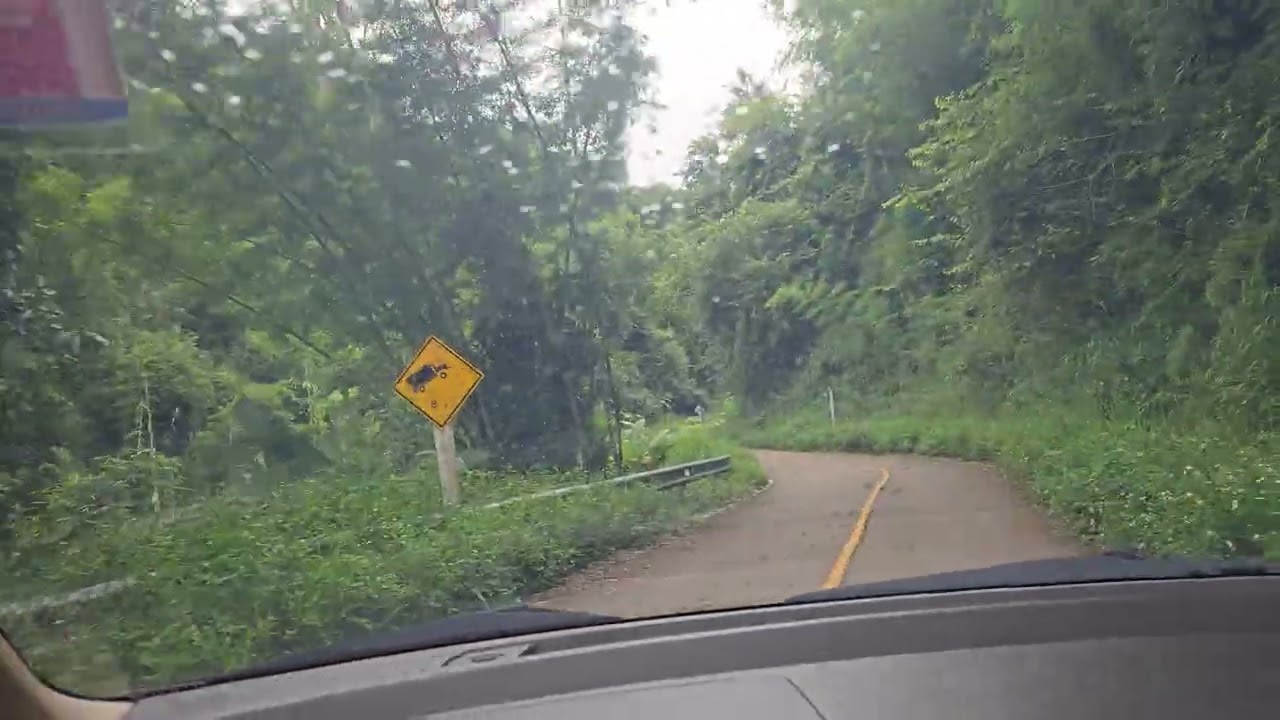 Myanmar- Thailand border. unmarked road. Unofficial border crossing