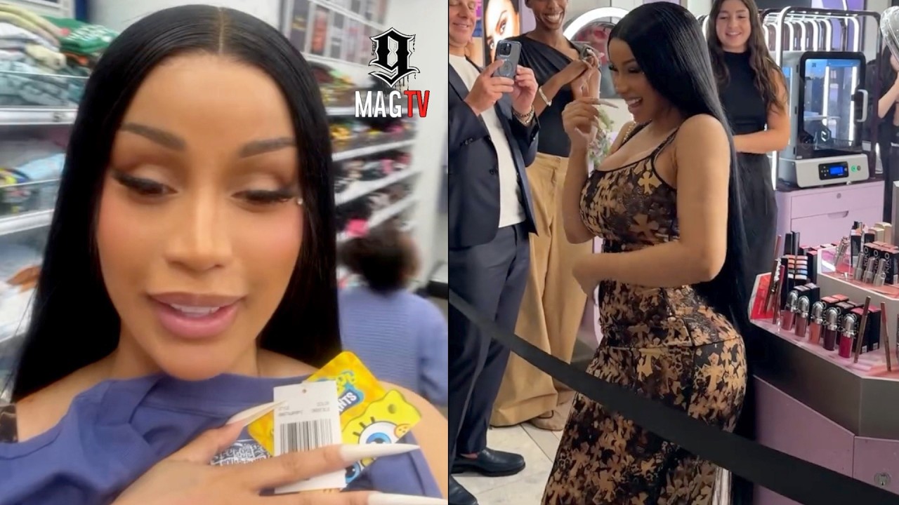 Cardi B Hits Macy’s & Five Below In New York And Turns Regular Stores Into A Scene!