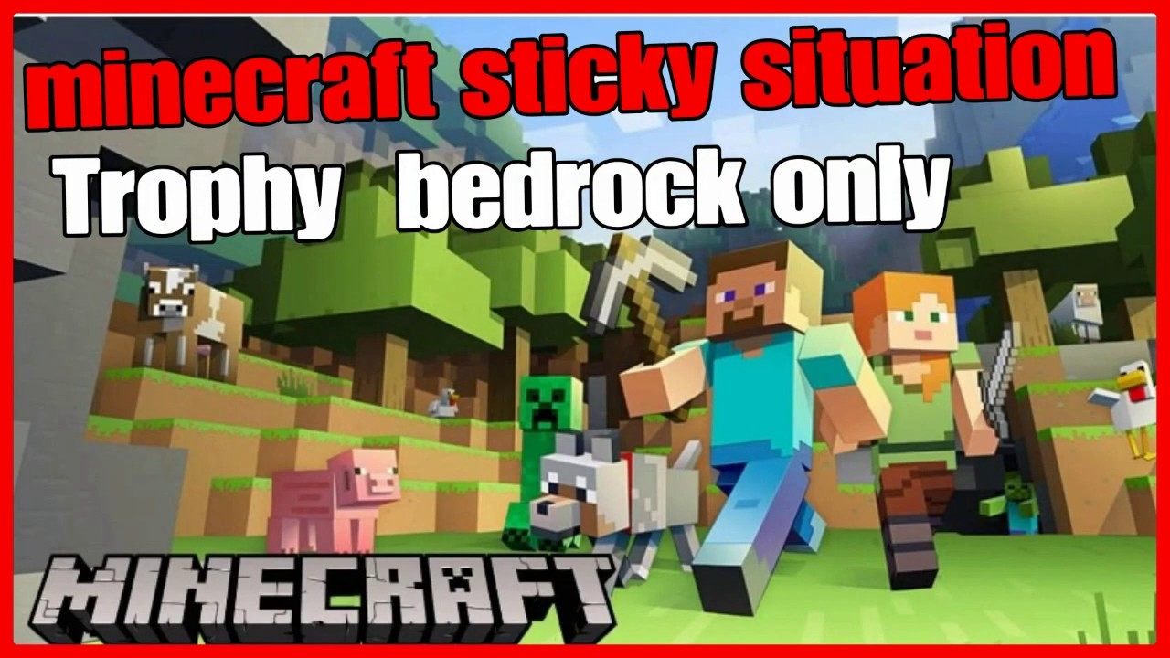 minecraft sticky situation Trophy Guide