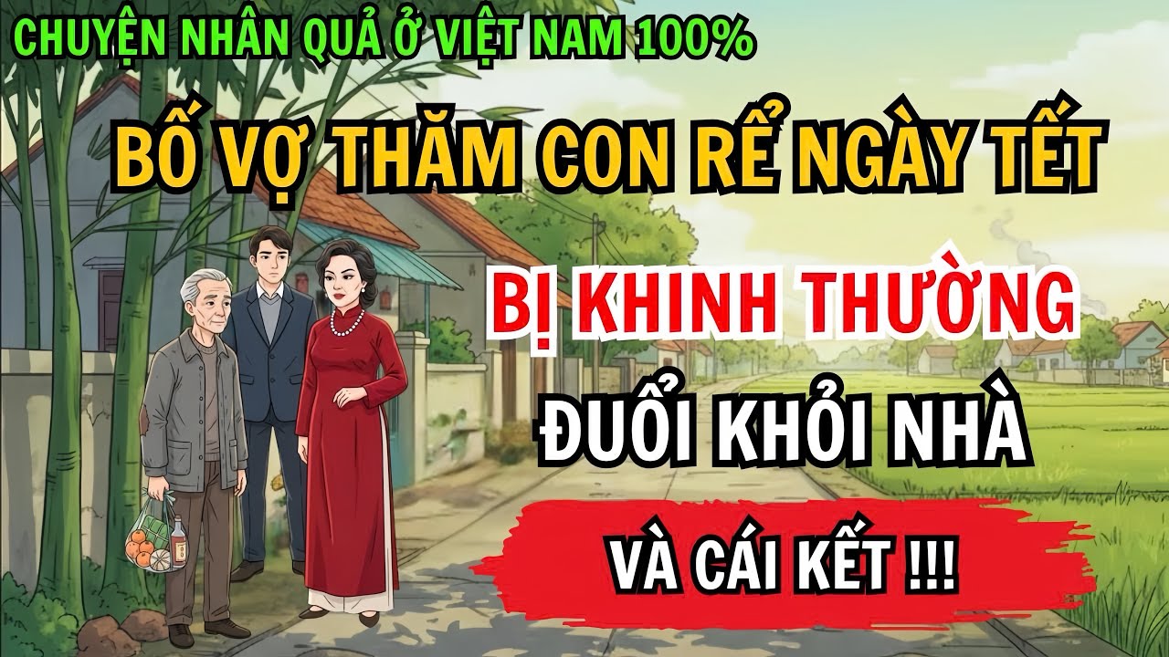 Bố Vợ Đến Thăm Con Rể Ngày Tết Bị Khinh Thường, Đuổi Khỏi Nhà Và Cái Kết Đau Lòng | Chuyện Nhân Quả