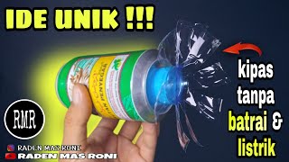 PASTI SEMUA BARU TAU ‼️ CARA MEMBUAT KIPAS ANGIN DARI KALENG TANPA LISTRIK | RADEN MAS RONI