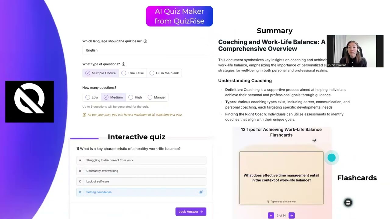 Create Your Own Listening (YouTube)/Reading Activities: AI Quiz Generators for ESL Teachers