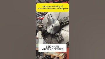Surface machining of turn-mill combined turning test#tornado #machine #cnc