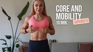 10 Minute Mobility & Abs Workout Get flexible and six pack abs in one workout! screenshot 3