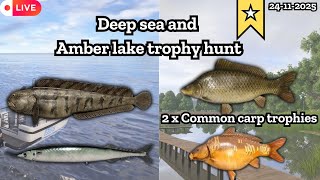 Download Lagu Deep sea trophy hunt | Amber lake trophy hunt | Russian fishing 4 | Nanstein |  #rf4 MP3