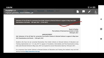 Extension of Cut-off date for conversion from Earlier to Revised Scheme to appear in May/June 2021