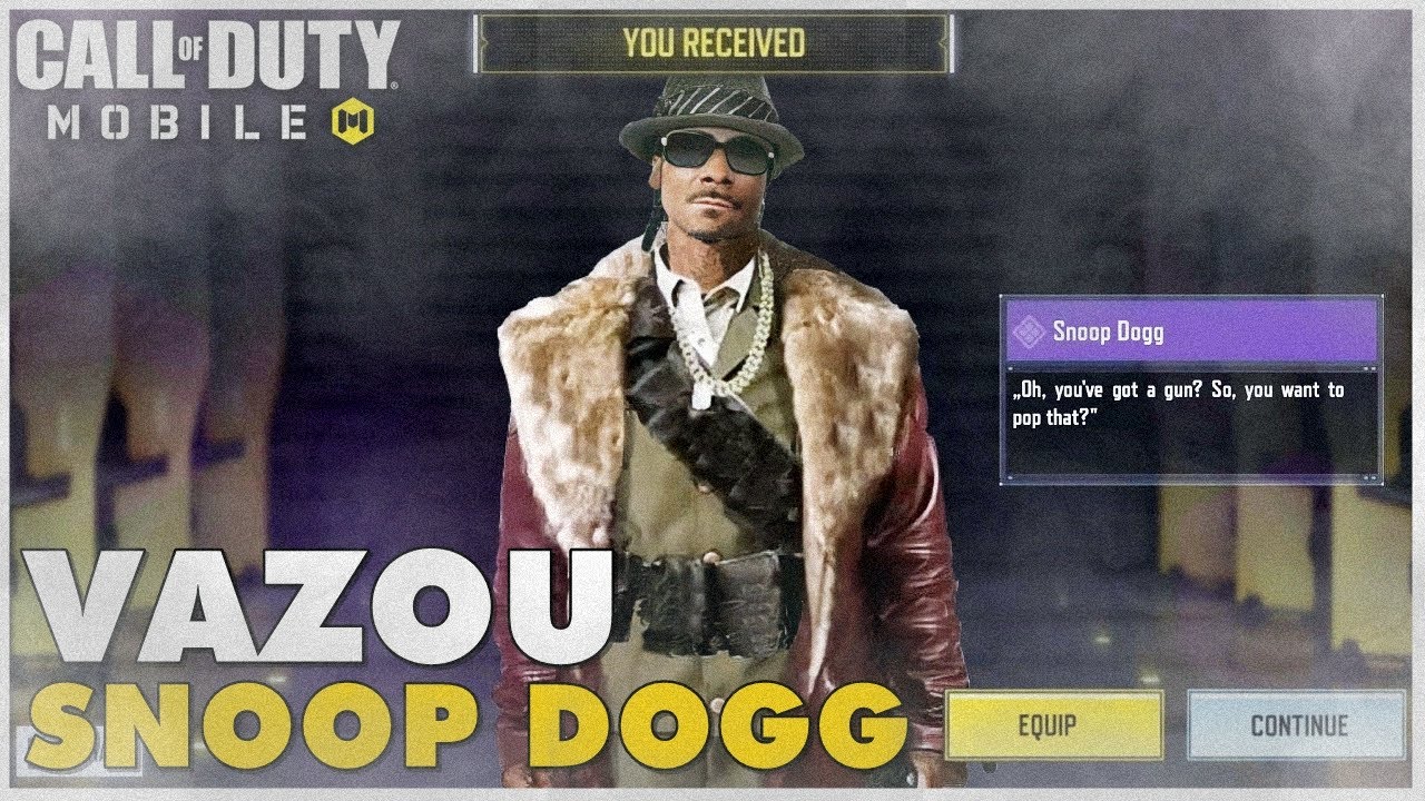 *CONFIRMADO* SNOOP DOGG VAI CHEGAR NO CALL OF DUTY MOBILE!????