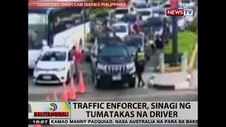 BT: Traffic enforcer sa BGC, sinagi ng tumatakas ng driver