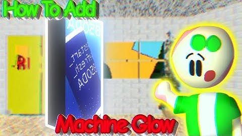 How To Make Vending Machine Glow To Your Decompile! 🌟✨/ #video #decompile #baldisbasics