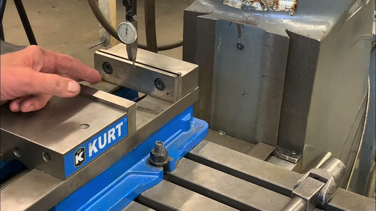 How to align a milling machine vise YouTube