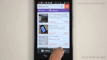 OLX Android App - How To Sort A Search From Lowest To Highest Price