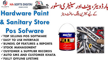 HARDWARE SANITARY & PAINT STORE | POS BILLING SOFWARE | DEMO VIDEO