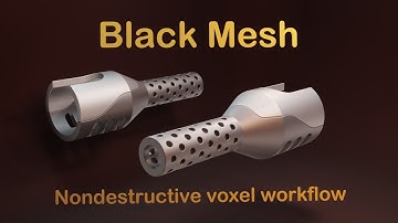 Black Mesh Addon for Blender