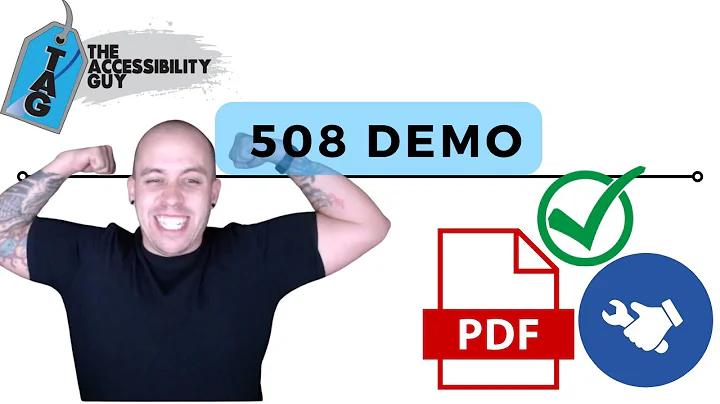 How do I make a PDF accessible in Adobe Acrobat Pro DC | Demo #01