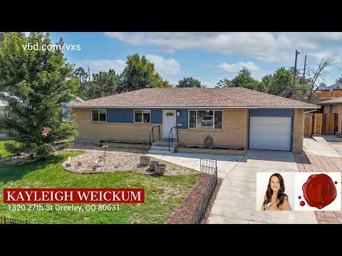 1320 27th St, Greeley, CO home video tour