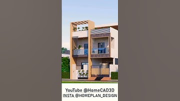 24x46 House Elevation Design #shorts