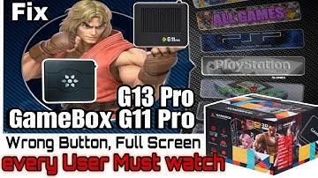 GPZ Gamebox G11pro all problem Solve | Game box G11 pro issue solution G11 pro /G13 Pro