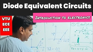 Diode equivalent circuits|vtu|ec|electronics|introduction|semiconductors|pn junction|competitive