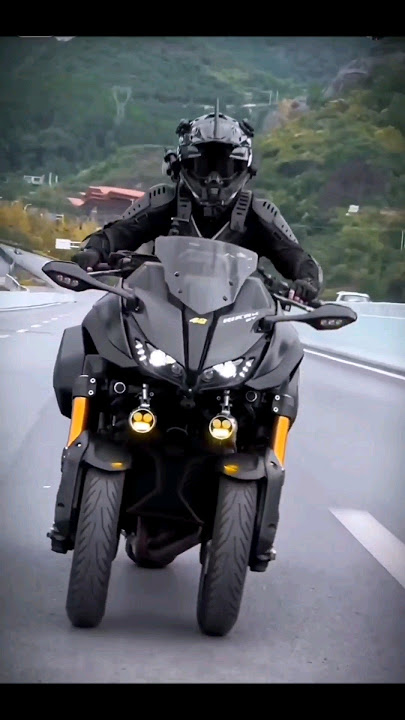 Yamaha Niken GT 2024 model 🔥🥵 | Black color 🖤 | #nikenGT #yamaha #shorts #viralshorts #bike