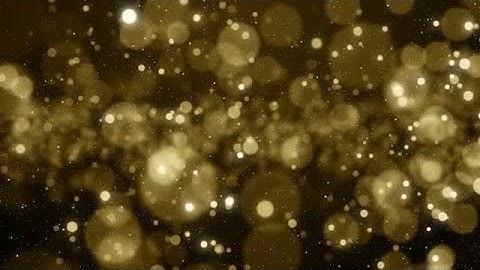 Gold Bokeh And Shimmering Rain Stock Motion Graphics