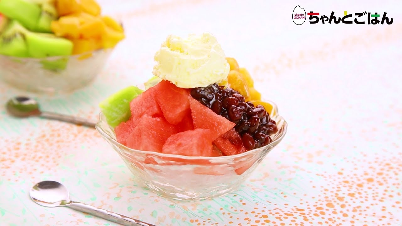 動画レシピ 韓国のかき氷パッピンス Youtube