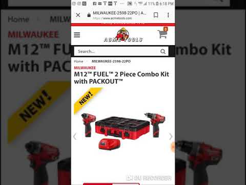 Milwaukee 2598-22PO 2-Tool Combo Kit