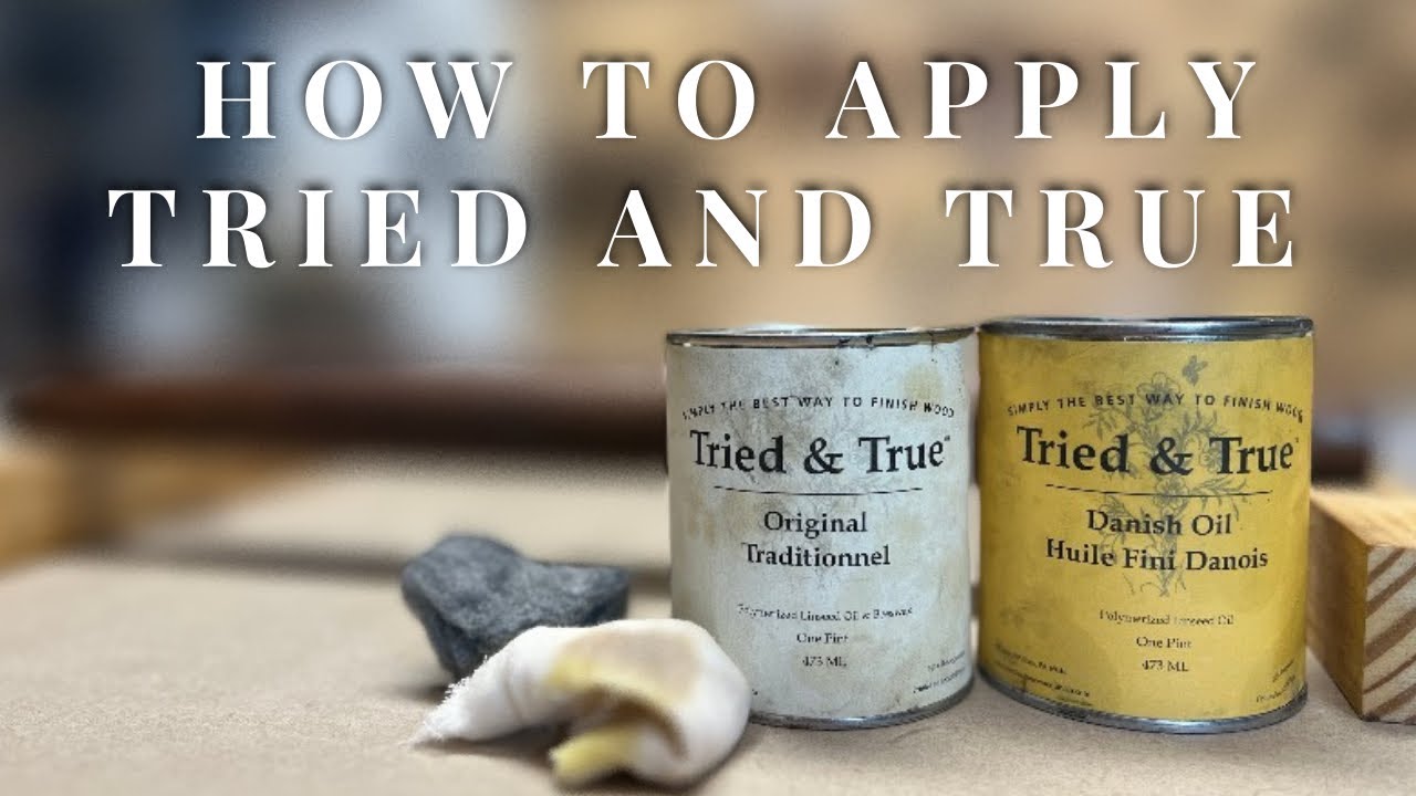 How To Apply Tried And True Wood Finish YouTube How to apply tried and true wood finish youtube