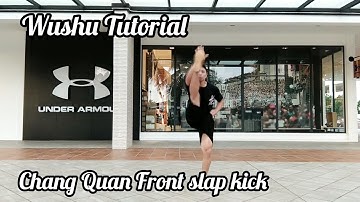 How to do Chang Quan Front slap kick - Wushu Tutorial