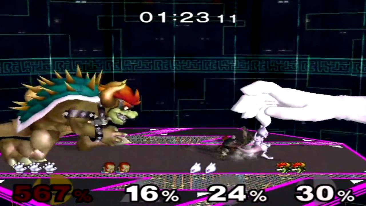 Super Smash Bros. Melee  Playable Master Hand Glitch 