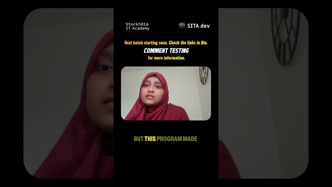 Farhana | Software Testing Course | Student Story