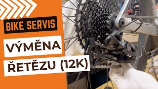 Bike servis manuál - výměna starého řetězu 12.kolečko Sram NX