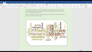 Create A Word Cloud In Microsoft Word screenshot 3