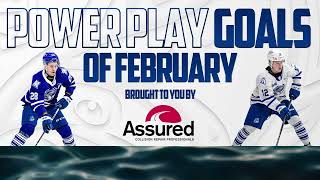 Top Power Play Goals of February