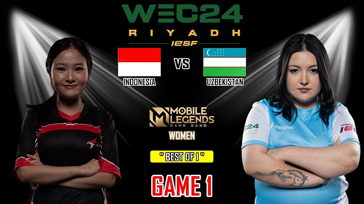 INDONESIA VS UZBEKISTAN - GAME 1 | IESF WEC24 MLBB WOMEN - GROUP STAGE | INA VS UZB [ID]