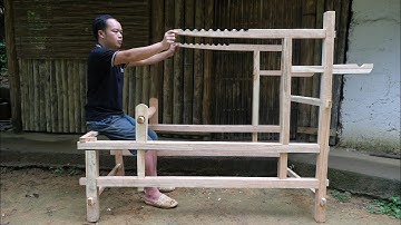 Primitive Skills: Loom Weaving !