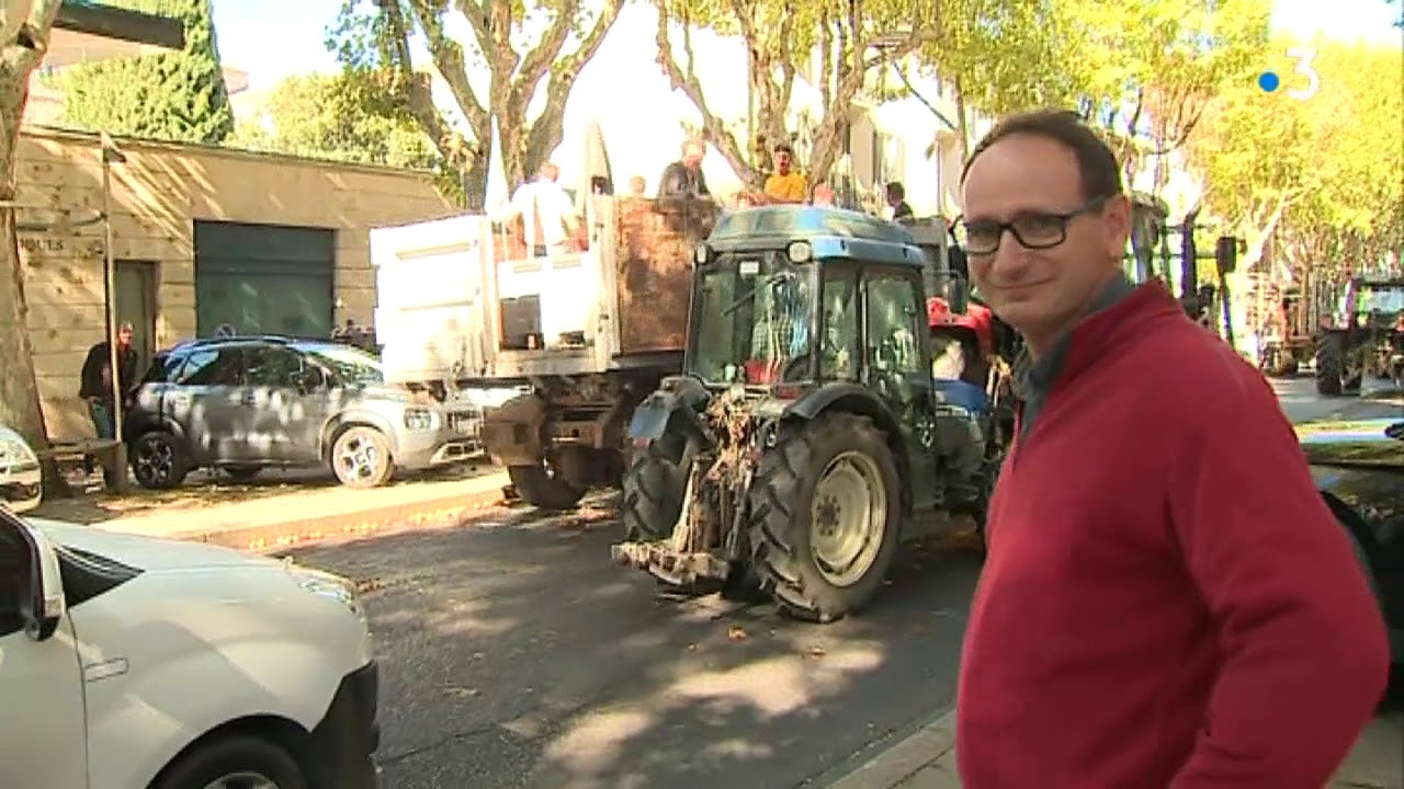 A Nîmes les agriculteurs ont manifesté toute la matinée france télévisions sport