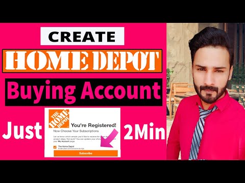 How to create Home depot Buyer account from Pakistan | Home Depot Sign up