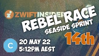Zwift Inside Rebel Race - Seaside Sprint - Category C screenshot 2