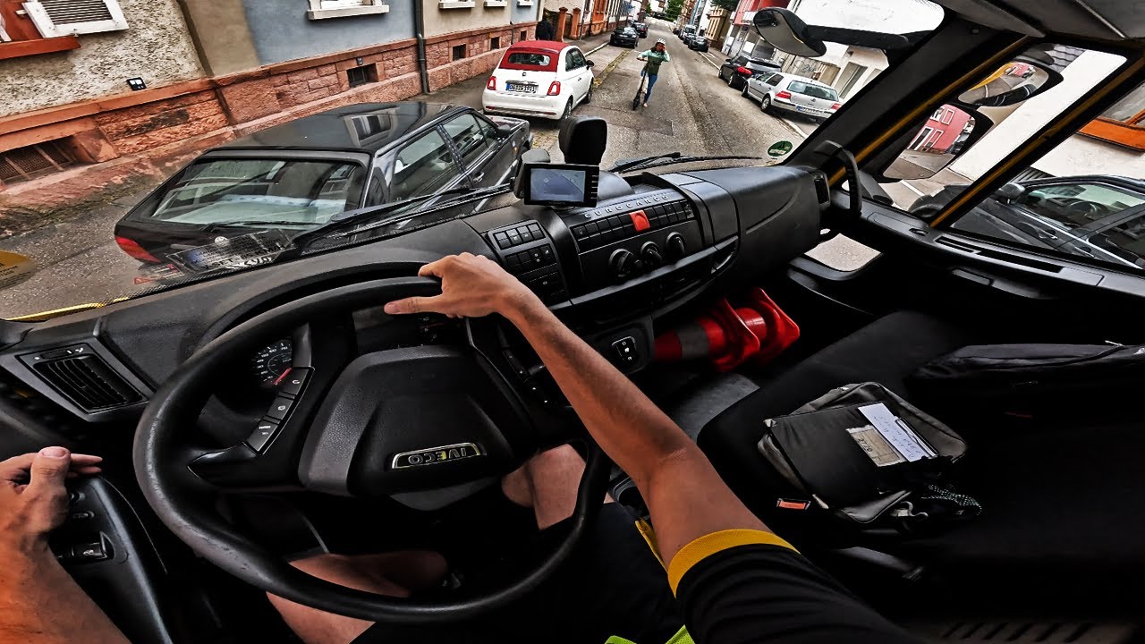 Arbeiten bei der Post in Deutschland 🇩🇪 | Iveco EuroCargo im Einsatz – Fahren, Laden, Entladen!