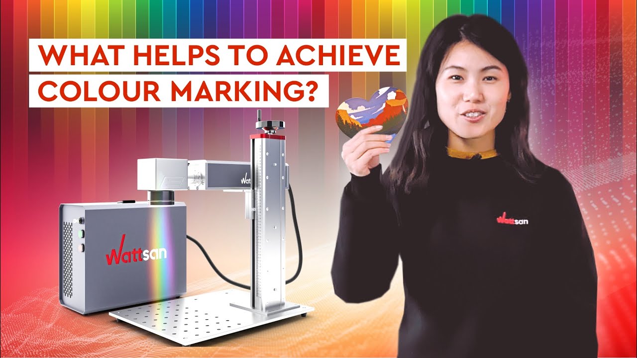What helps to achieve color marking on Wattsan fiber optic laser FL TT?
